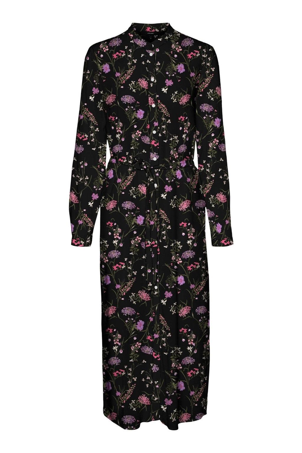 Gúna léine muinchille fada éasca - corcra