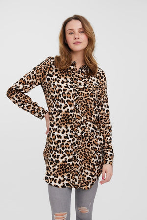 Easy Long Shirt - Tan