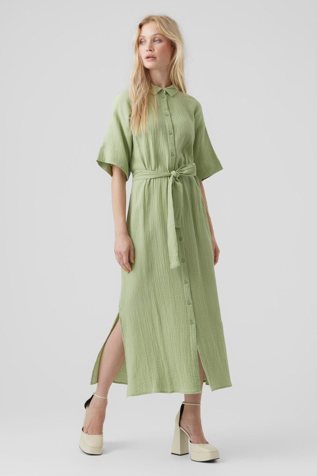 reseda green dress Natali Maxi Dress
