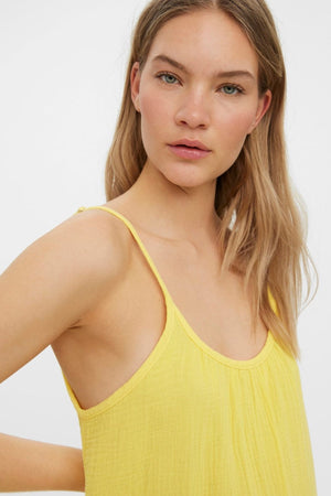 Natali Singlet Dress - Yellow