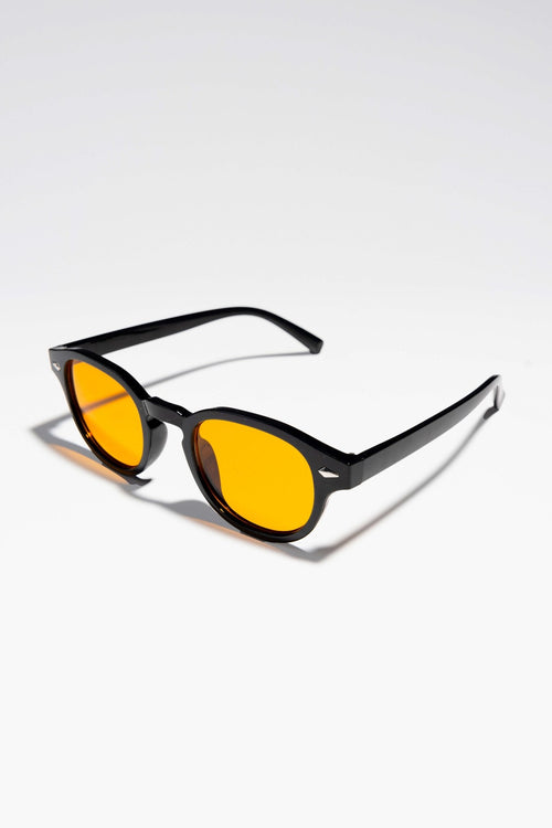 Ziggy Sunglasses - Black/Orange - TeeShoppen Group™ - Accessories - TeeShoppen