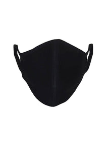 10 PCS. Maska od tkanine s 3 sloja - crna (organski pamuk)