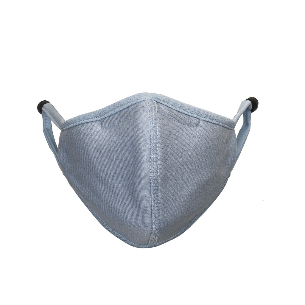 3 -sloj maska ​​za prašinu - svijetloplava (organski pamuk)