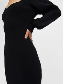 Pletené šaty Agnes - čierna