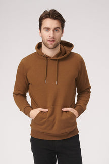 Basic Sweatsuit le hoodie (Brown) - Déileáil Pacáiste
