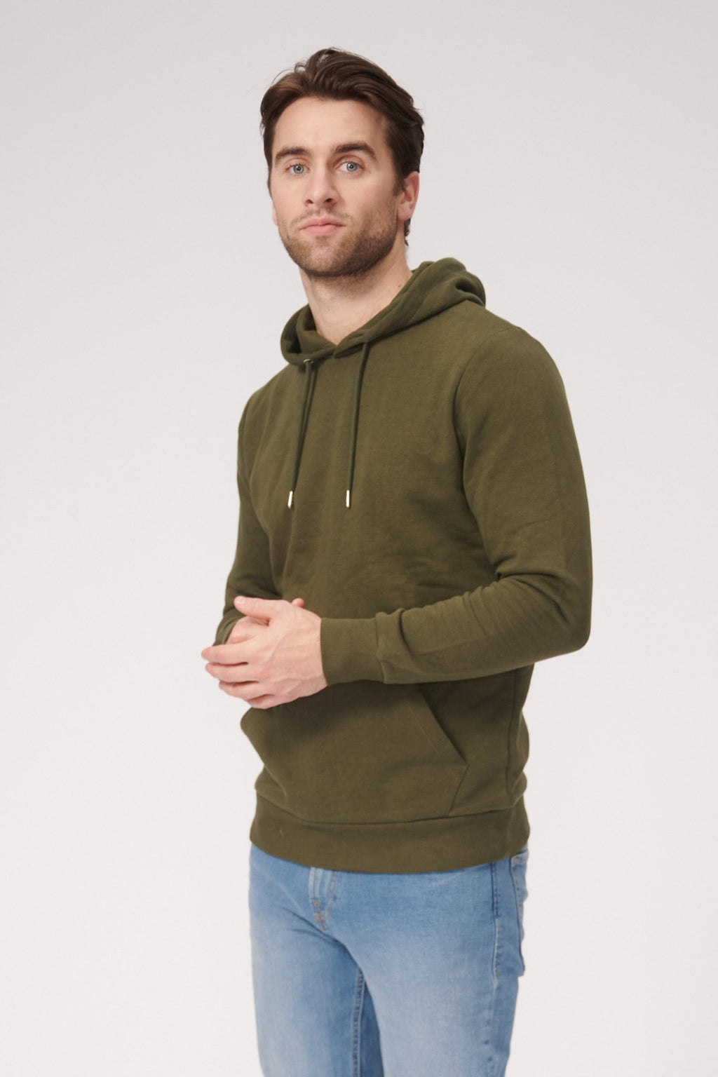 Basic Sweat hoodie - glas dorcha