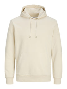 Basic Sweat hoodie - beige éadrom