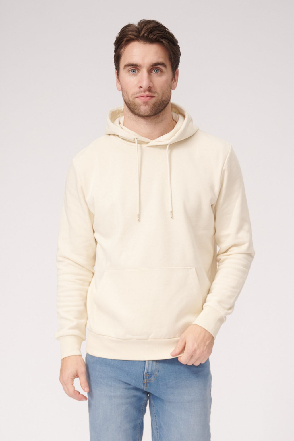 Basic Sweatsuit le hoodie (beige éadrom) - Deal an phacáiste
