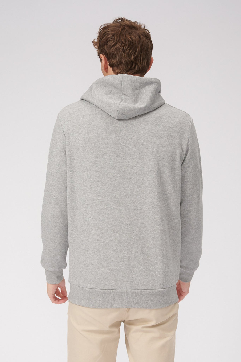 Basic Sweat hoodie - melange liath éadrom