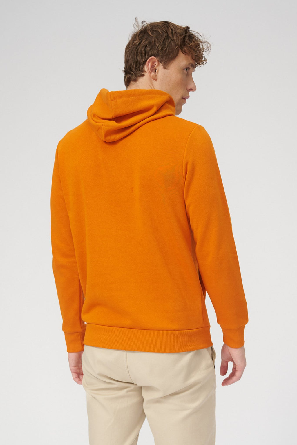 Basic Sweat Hoodie - Orange