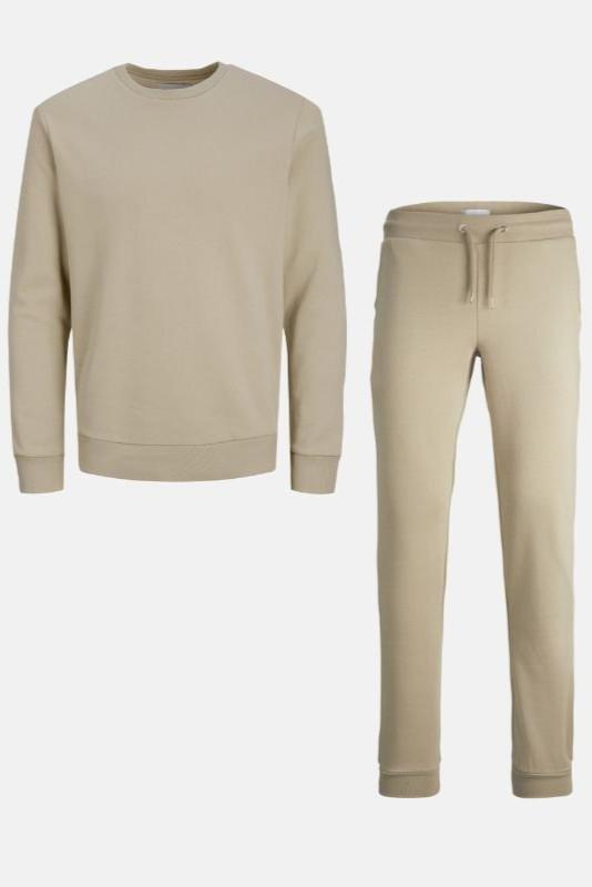 Mens beige sweatsuit sale