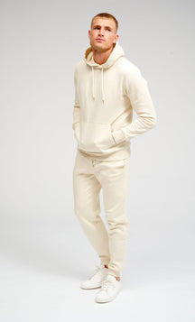 Basic Sweatsuit le hoodie (beige éadrom) - Deal an phacáiste