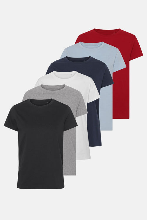 Basic T-shirt - Package Deal (6 pcs.) - TeeShoppen Group™ - T-shirt - TeeShoppen