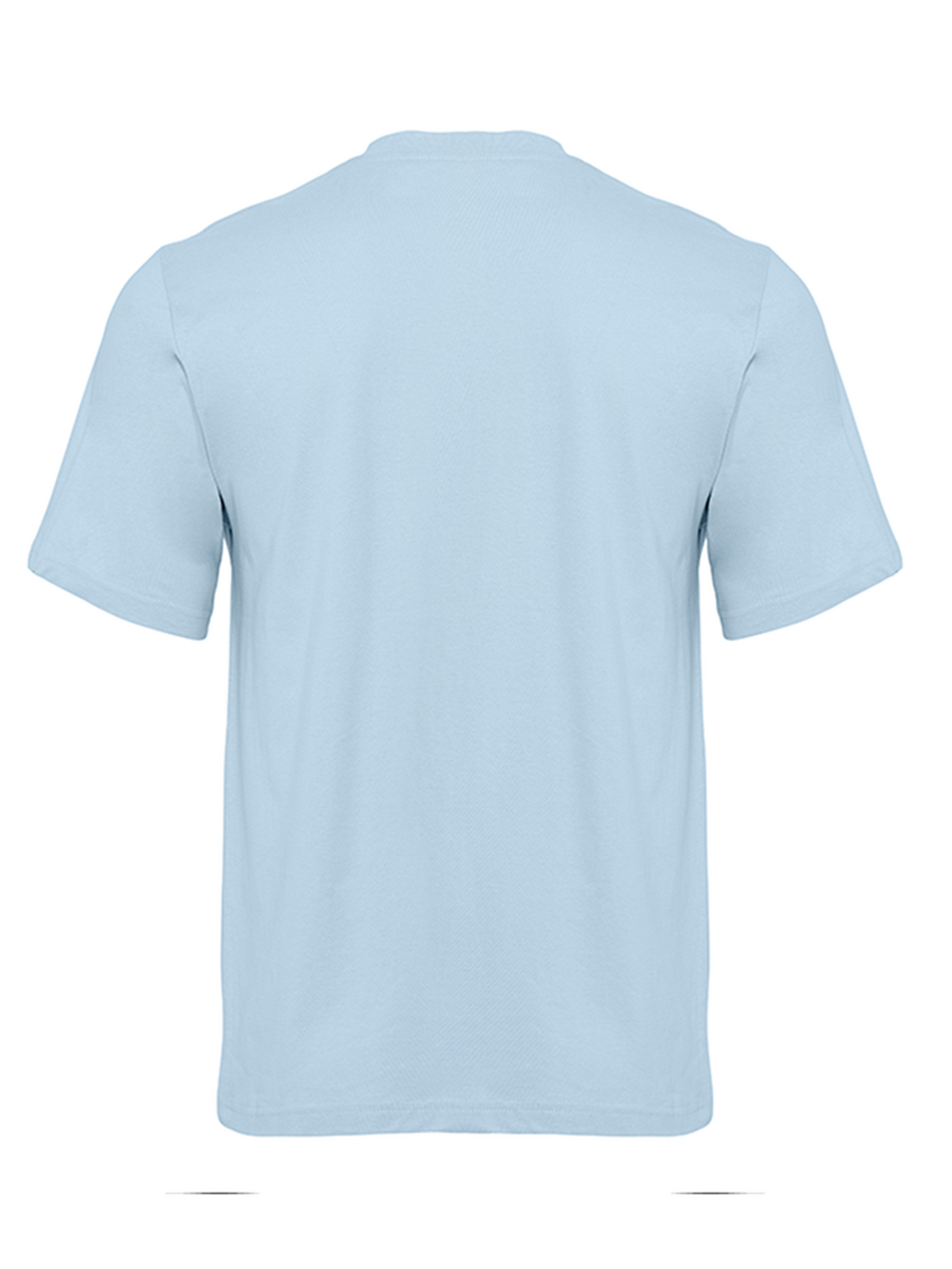 有机基本T恤 - 浅蓝色