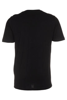 基本vneck T恤 - 黑色