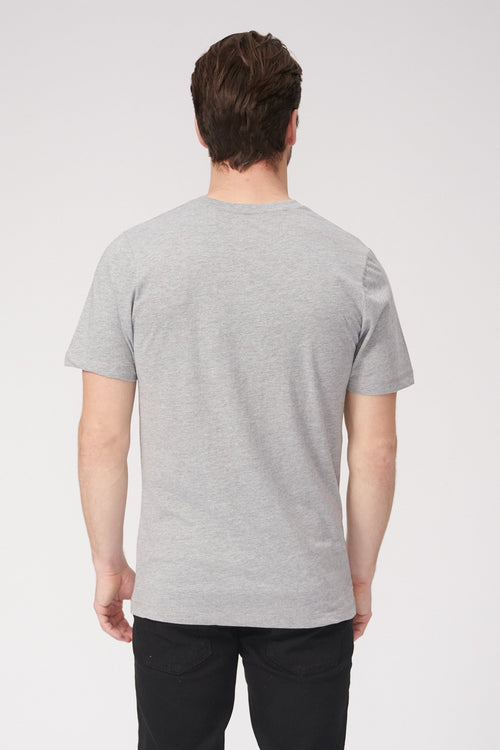 Basic Vneck t-shirt - Oxford Gray - TeeShoppen Group™ - T-shirt - TeeShoppen