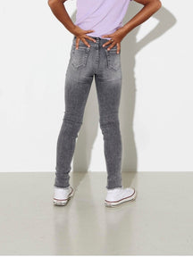 Blush Skinny Džínsy - šedá džínsovina