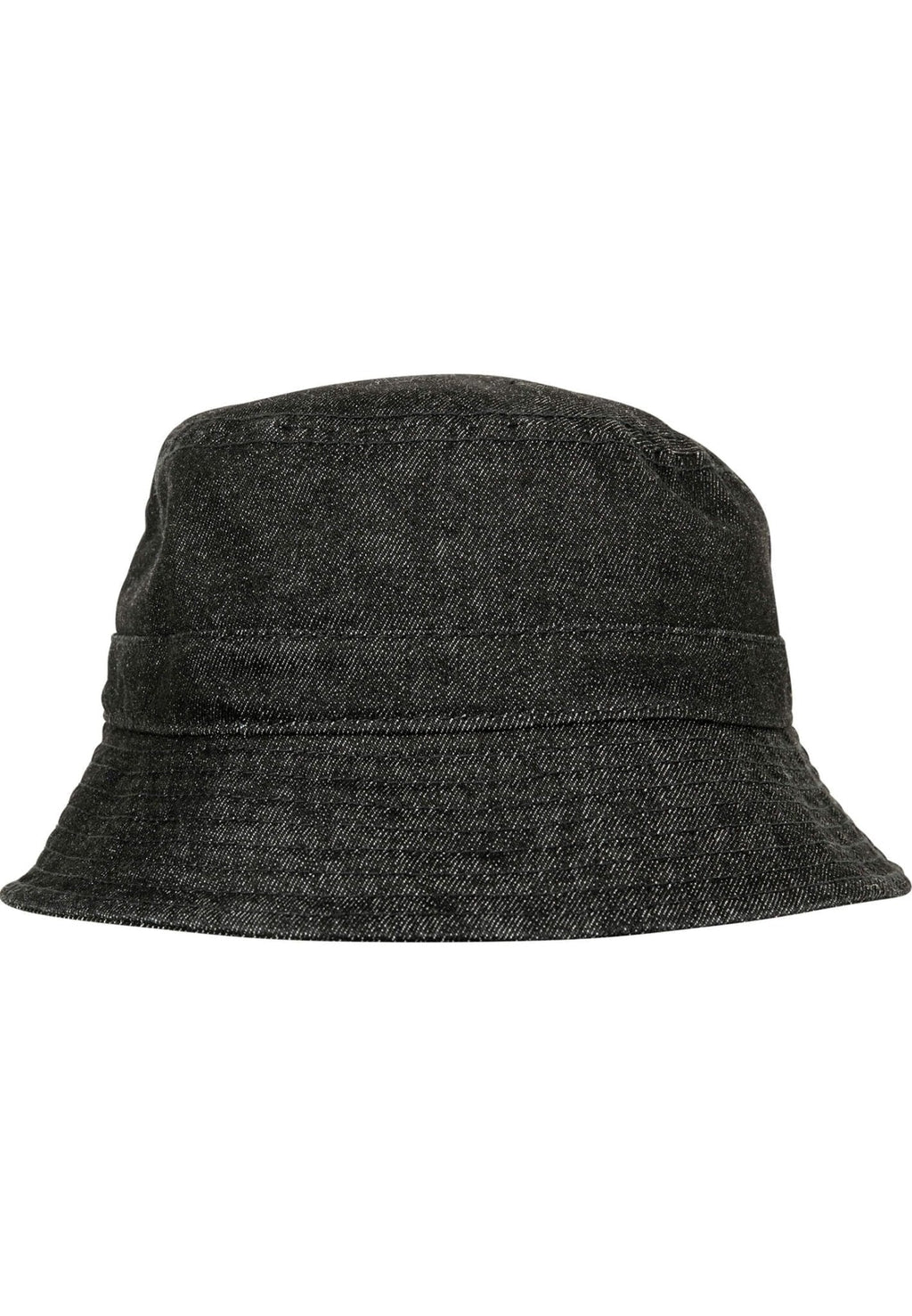 水桶帽牛仔布 - 黑色