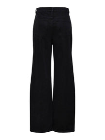 Jeans cos leathan Camille - denim dubh