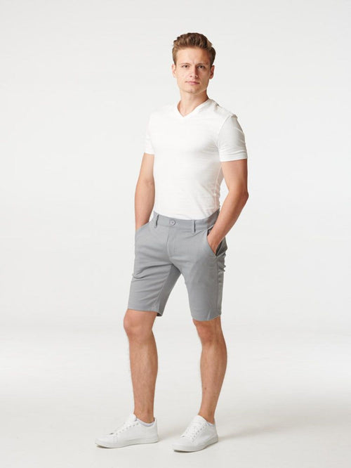 Chino Shorts - Light gray - TeeShoppen Group™ - Shorts - TeeShoppen