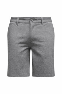 Chino Shorts - škvrnitá šedá