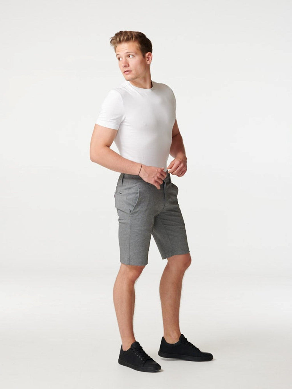 奇诺短裤 - 斑驳的灰色