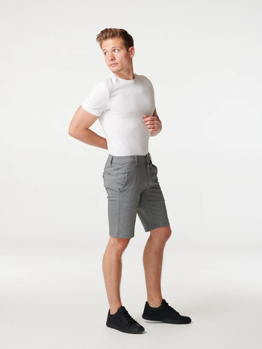 Chino Shorts - Mottled gray