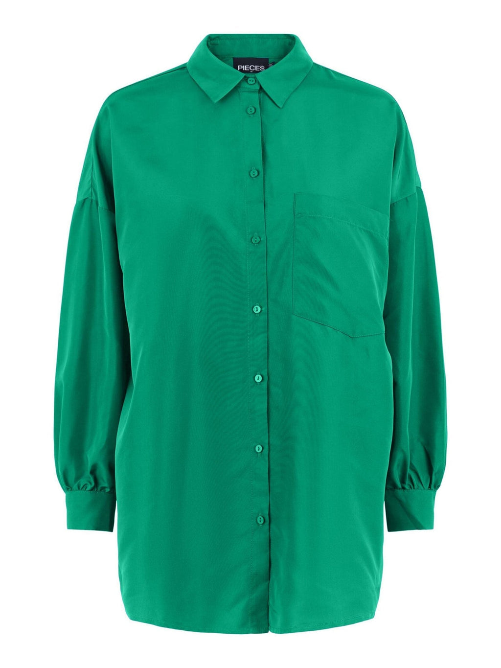 Tričko s nadrozmernou chrilinou - jednoduchá zelená
