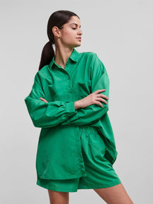 KRILINA Prevelika košulja - jednostavna zelena
