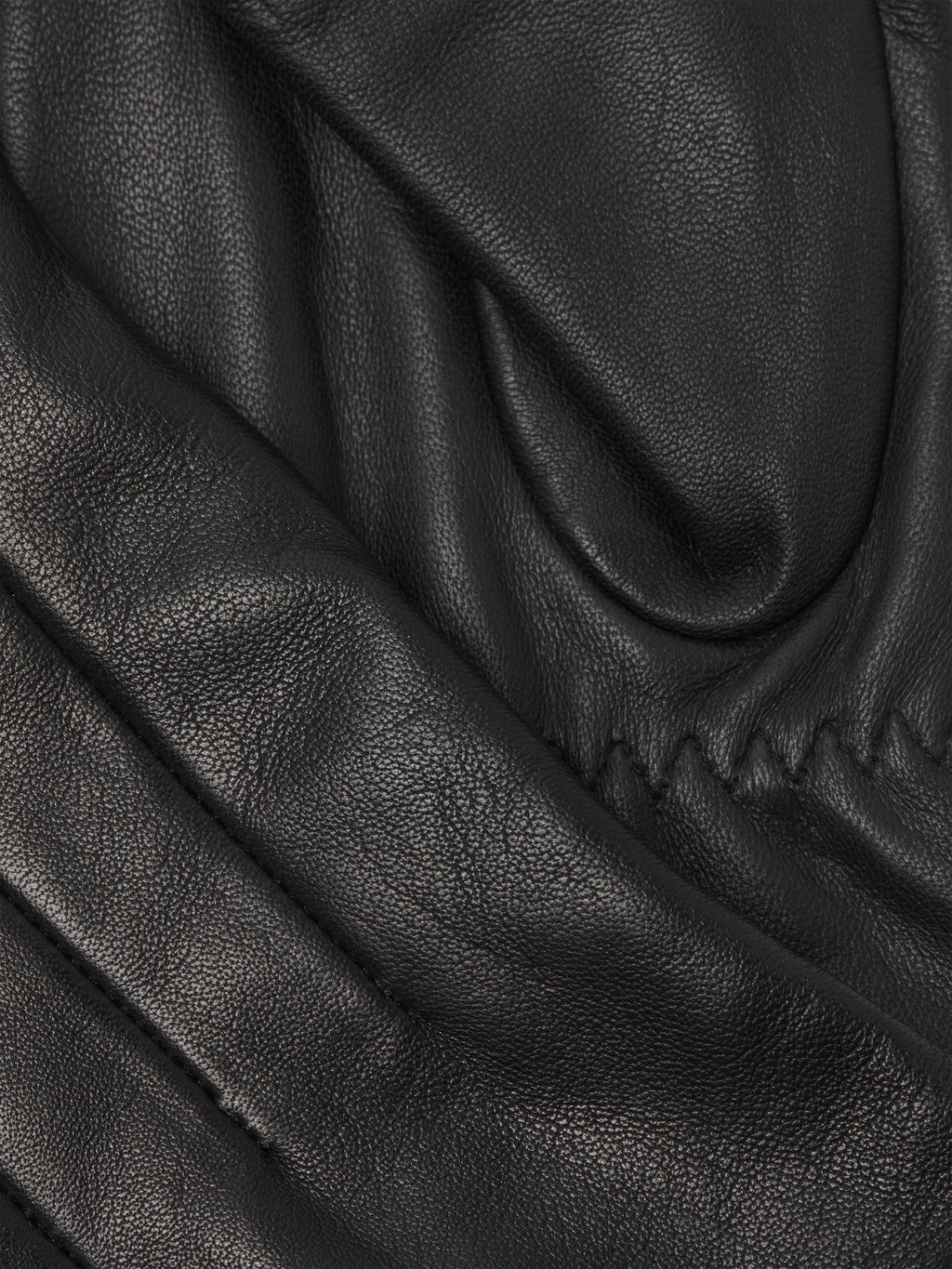 Klasické kožené rukavice - čierna
