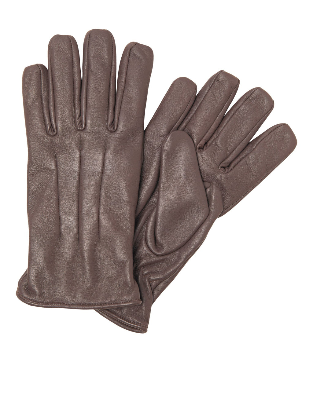 Klasické kožené rukavice - hnedá