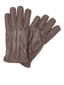 Klasické kožené rukavice - hnedá