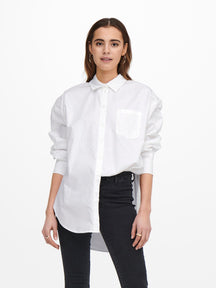 Corina Loose Shirt - White