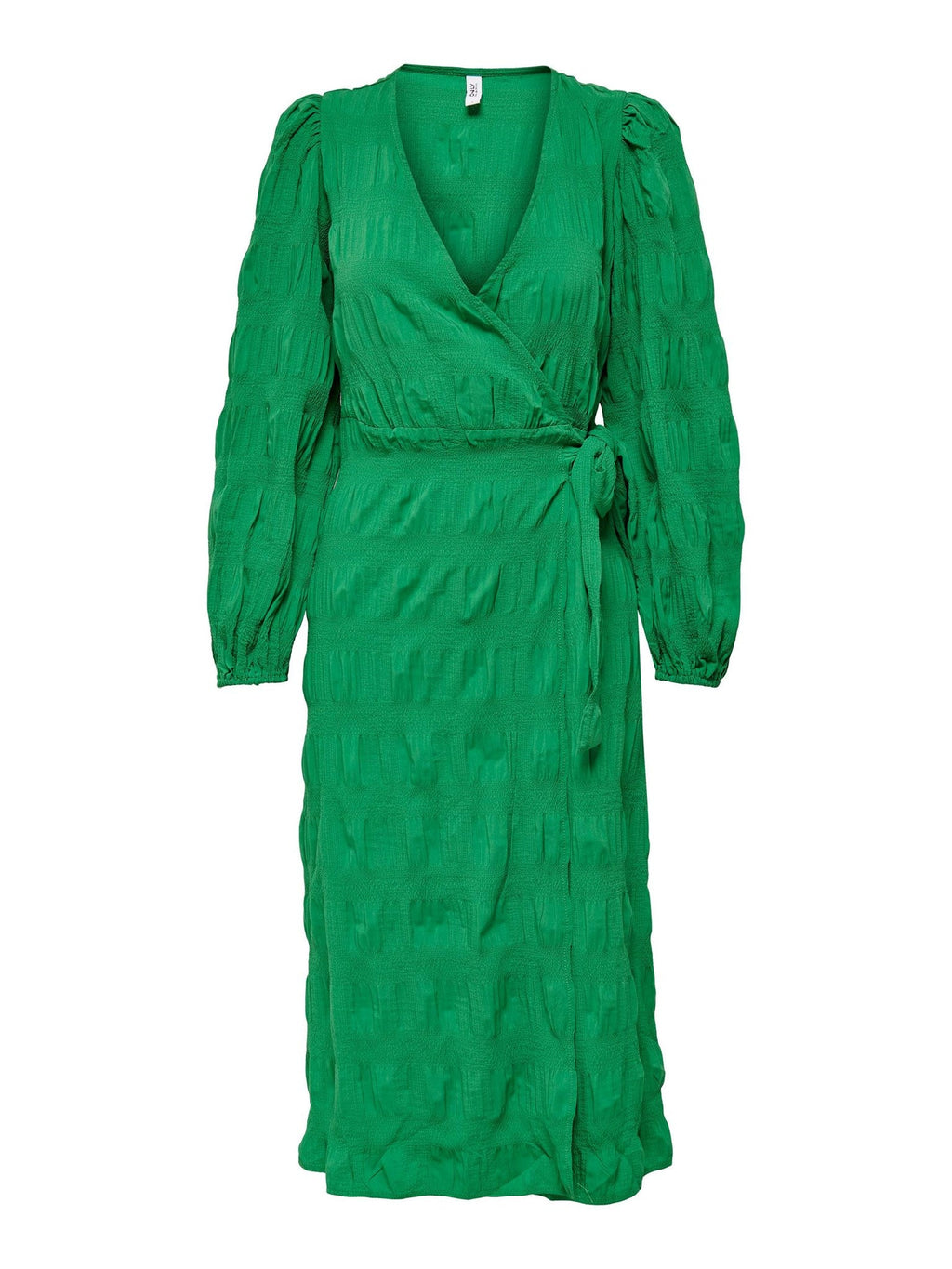 狄翁包裹连衣裙 - 绿色