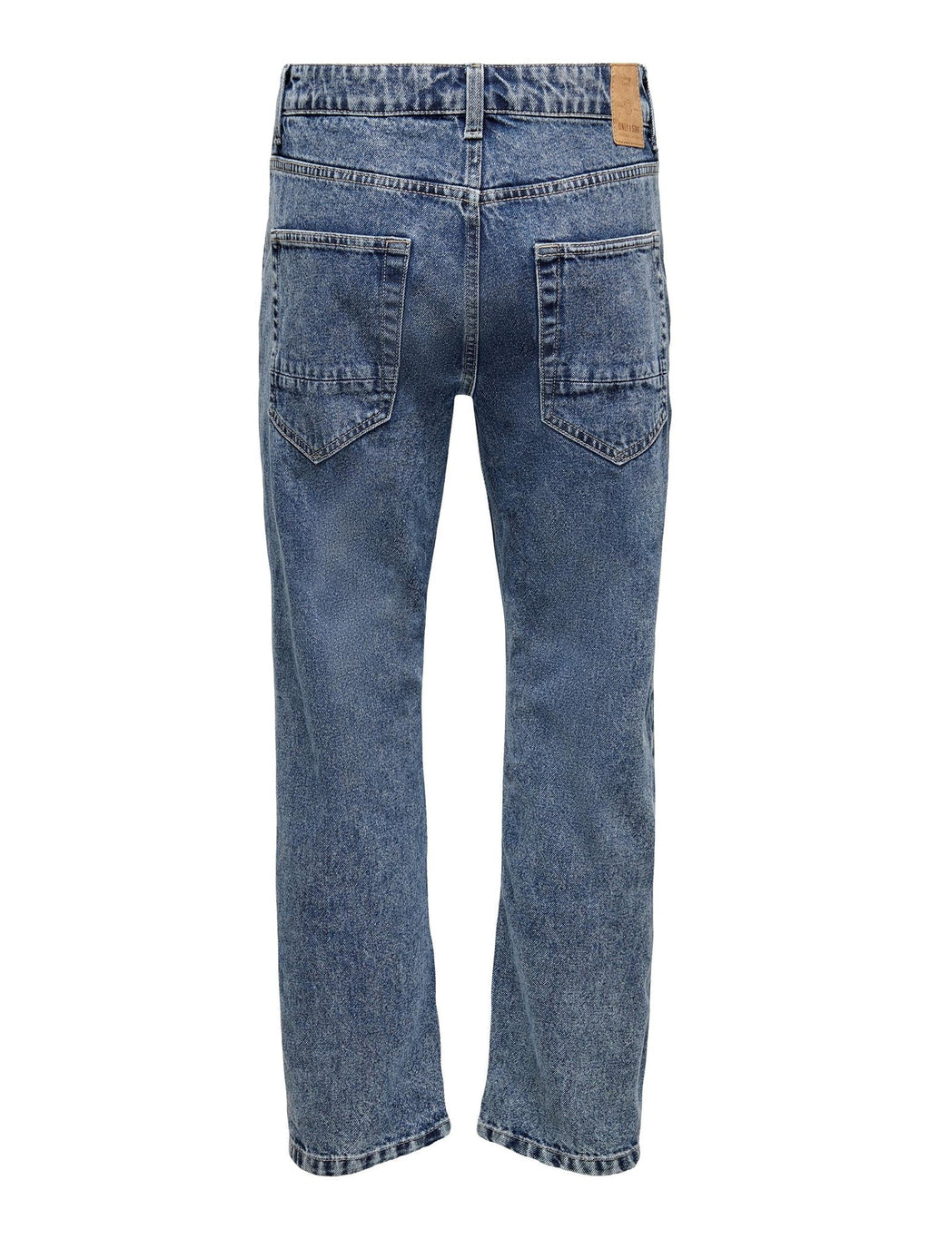 Okrajové džínsy - modrý džínsovina