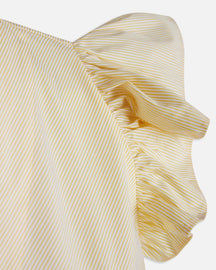Elga衬衫 - 黄色/白色