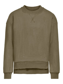 Gach Sweatshirt O -neck Life - Green Dusty