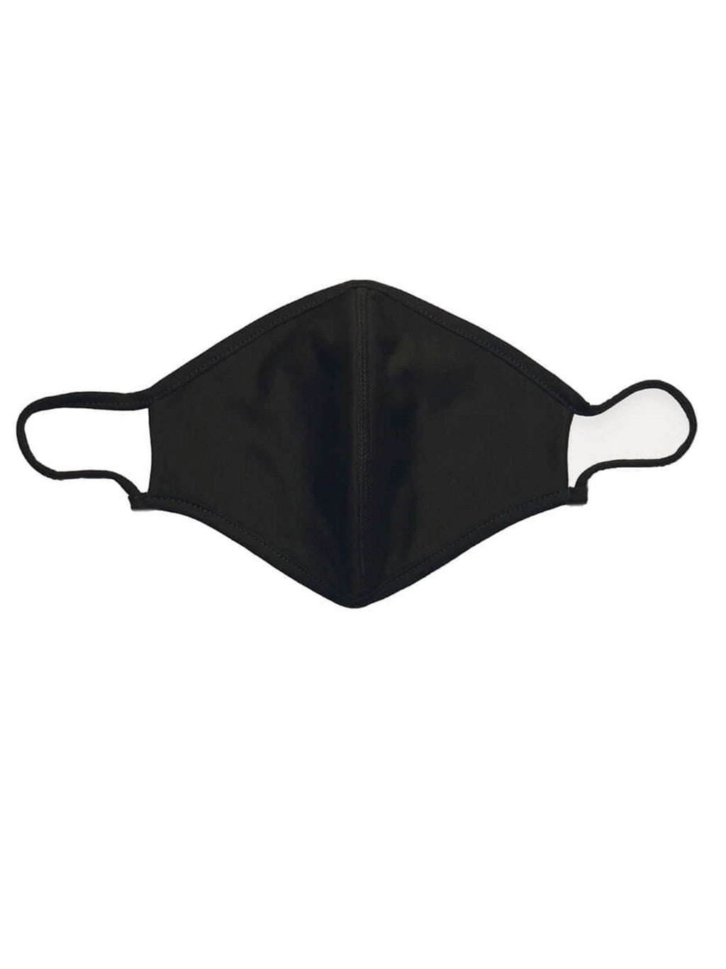 Maska s látkou s 3 vrstvami - čierna (organická bavlna)