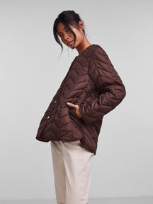 Jacket Quilted Gearr Fawn - Caife Chicory