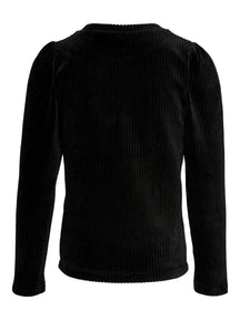 Fenja Puff Sweater - Black