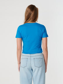 Zliehané tričko-Torquoise Blue