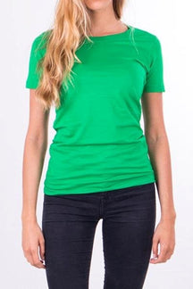 Zlietené tričko - zelená