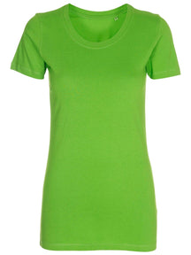 Zlietené tričko - limetková zelená