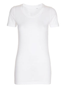 Namontované tričko - biele