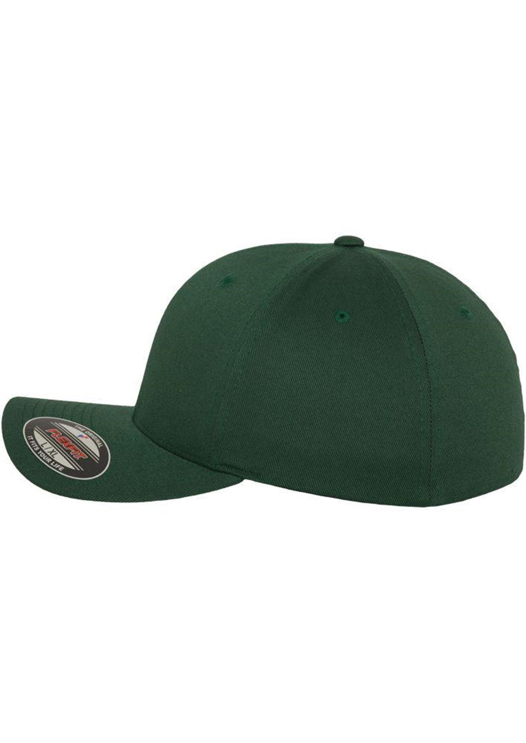 FlexFit原始棒球帽 - 深绿色