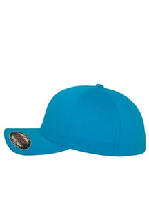 FlexFit原始棒球帽 - 绿松石蓝色