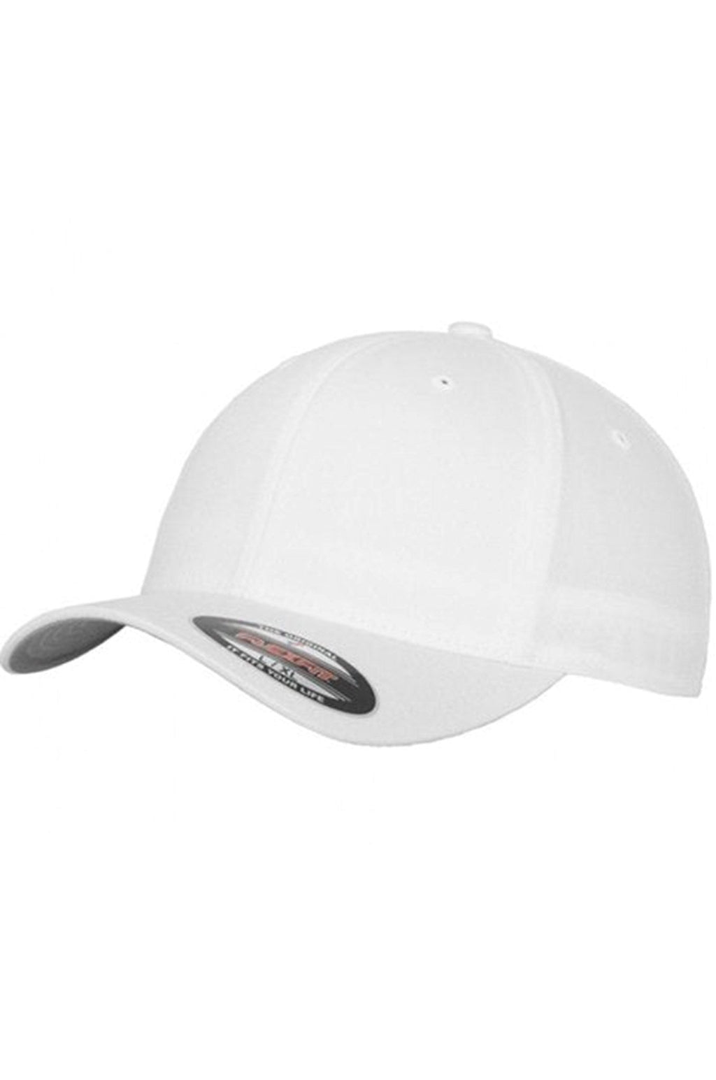 FlexFit原始棒球帽 - 白色
