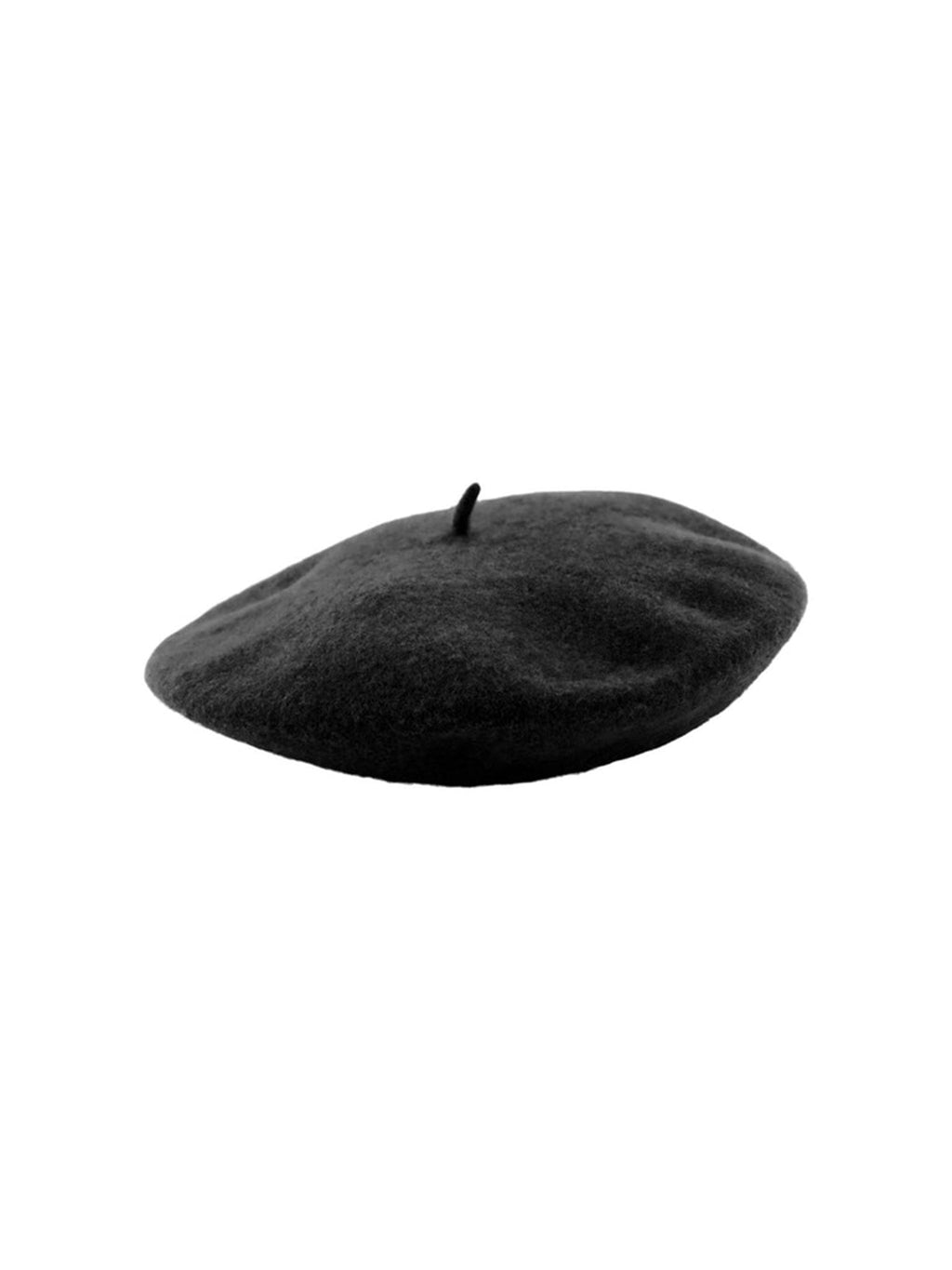 弗朗斯克羊毛贝雷帽 - 黑色
