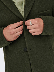 Jaylon Wool Coat - Rosin