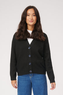 Pletený sveter - čierna